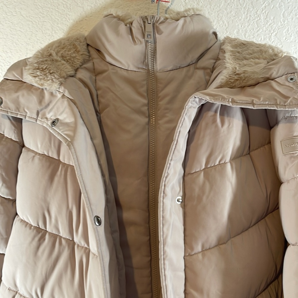 ANDREW MARC Women's Faux Fur Hooded Walker Jacket Size XXL - Picture 4 of 16